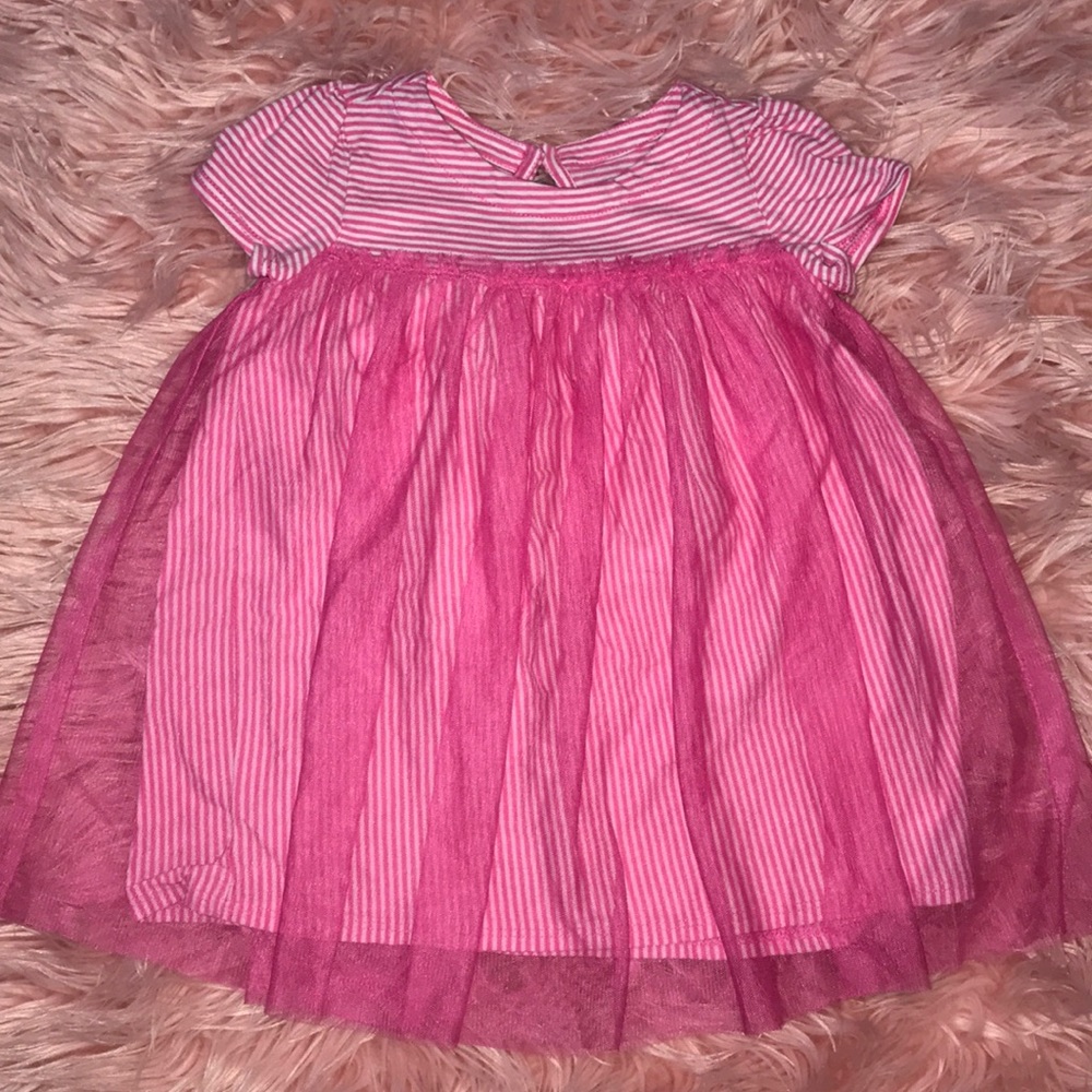 Baby GAP Pink Stripe T-Shirt Dress